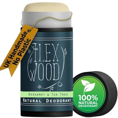 The Ilex Wood - Natürliches Deodorant aus Bergamotte und Teebaumöl – 70 ml. Vegan, plastikfrei, umweltfreundlich, tierversuchsfrei für Frauen und Männer, und frei von Aluminium.