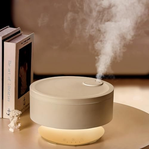 Large Humidifiers Easy to Clean,1.6L, Essential Oil Diffuser, Colorful Light,Ultrasonic Top Fill Cool Mist Humidifiers for Bedroom Baby Plants,Ultra Quiet,Last up to 20 Hrs,Levoair