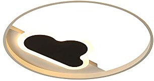 ICEMOB Acabado Blanco LED En Forma De Nube, Lámpara De Techo De Montaje Empotrado Regulable, Lámpara De Techo De Emisión Lateral (3000K/4500K/6000K), Lámparas Sencillas para El Hogar Cerca del Techo