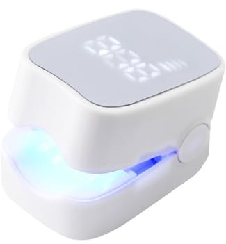 Anti Fungal Nail Treatment Device - Toenail Fungus Treatment Kit: Ingrown Toenail Relief & Nail Strengthener with Infrared and Blue Light Therapy - Home Nail Salon Solution