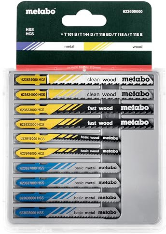 Metabo 623600000 6.23600.00 Lot de 10 Lames de scie sauteuse (Import Allemagne)