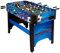 Carromco Mercury-XT Kickertisch 122x61x83 cm – Tischfußball für Kinder, Jugendliche & Erwachsene, inkl. 4 Bälle Ø 32 mm, Fußball-Design in Blau-Schwarz