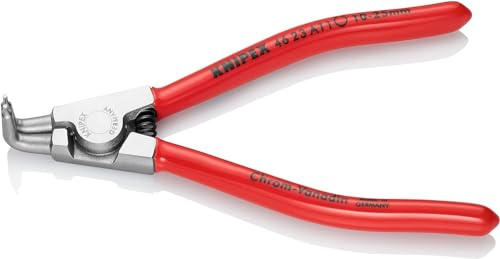 KNIPEX Pinza per anelli di sicurezza per anelli di sicurezza esterni su alberi cromata rivestiti in resina sintetica 125 mm, 46 23 A11