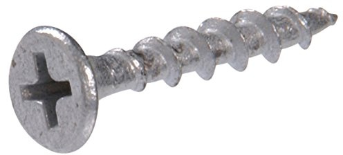 Hillman 47686 Galvanized Deck Screws, #6 x 1-1/4 Inch Phillips Drive, Corrosion Resistant Outdoor Wood Screws for Pressure Treated Lumber, ACQ CA CCA Compatible, 260 Pack