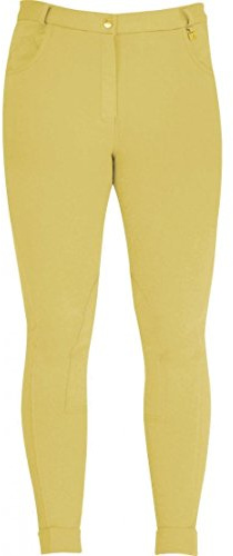 Hy HyPerformance Melton Ladies Jodhpurs Canary Yellow 32