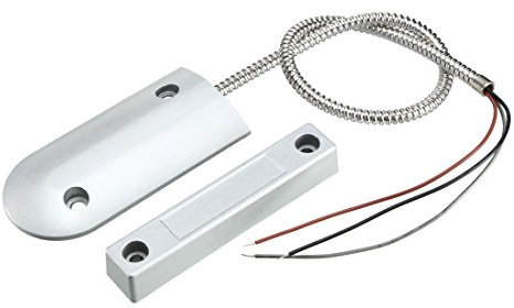 sourcing map Magnetischer Reed Schalter Alarm Rolltorkontakt mit 3 Draht für N.O./N.C. OC-60