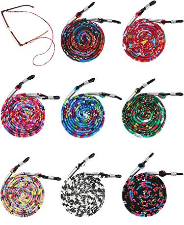 Frienda 8 Pieces Eyeglass Holder Strap Eyeglass Chain Cord Lanyard for Women(Adorable Color)