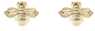 Ted Baker Beelii Bumble Bee Stud Earrings For Women (Gold Tone)