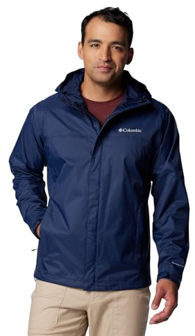 Columbia Watertight 2 Jacket, Chaqueta impermeable para la lluvia Hombre, Collegiate Navy, XXL