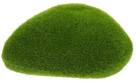 GARVALON Künstlicher Moosstein Deko Realistisches Kunstwerk Für Garten Innenräume Pflegeleicht Lebensecht Für Schreibtisch Kreative Dekoration