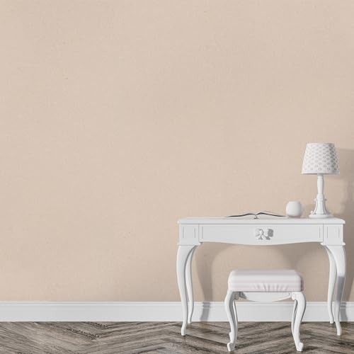 Belka S506 – Tapete Taupe - Reine Baumwolle - selbstklebend - Wärme- & schalldämmend - Langlebig - Modern & stilvoll, DIY Öko & Natürlich (3Kg | 9qm (m²))