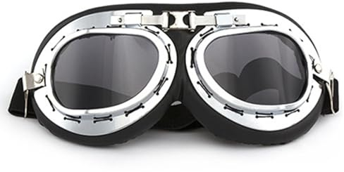 Gafas de equitación, ATV, gafas de motociclismo, gafas de piloto, gafas para exteriores con correas ajustables, gafas de moto a prueba de polvo sobre gafas para moto