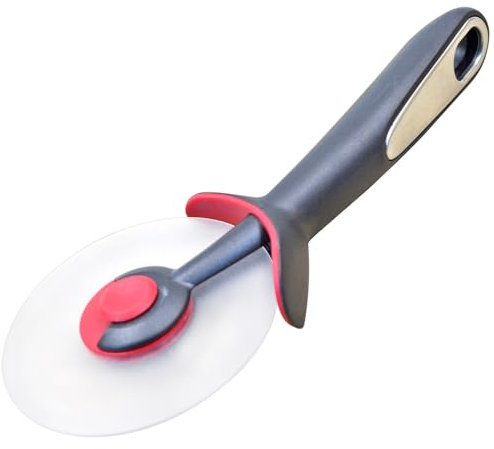 VIOKS Pizzaskärare 30 Ø ersättning för Tefal Ingenio K20711 pizzarulle diskmaskinssäker – pizzakniv pizzarad med vasst blad för att skära pizzaskorpor tårtor