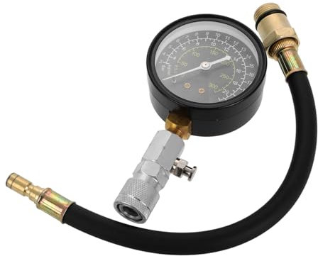 PRETYZOOM Kompressionstester Für Benzinmotoren Mit Präzisionssensor Vielseitiges Druckmessgerät Für Motorzylinder Kleines Tragbares Motor-kompressionstestwerkzeug Für Auto-diy Wartung