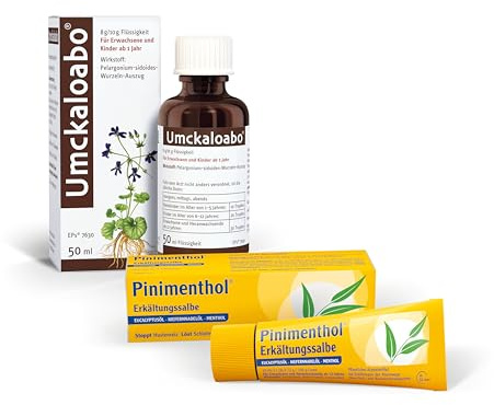 Umckaloabo Tropfen 50 ml & Pinimenthol Erkältungssalbe 20g