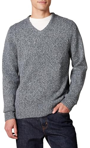 Amazon Essentials Hombre Jersey de Manga Larga con Cuello Redondo y Tacto Suave