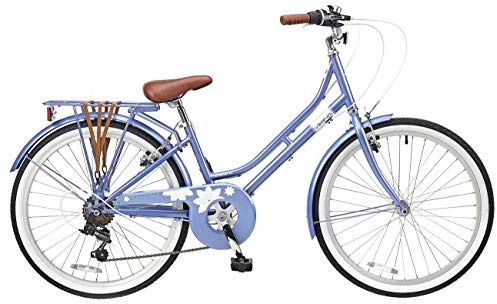 Viking Paloma Girls Traditional Dutch Bike 24 Wheel Lilac