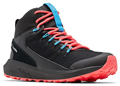 Columbia Women's Trailstorm Mid Waterproof, Black/White, 7