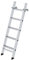 PROREGAL Stufen-Anlegeleiter LKW 5 Stufen, inkl. Magnet-Montagesatz | Leiter, Teleskopleiter, Trittleiter, Bockleiter, Sprossen-Doppelleiter