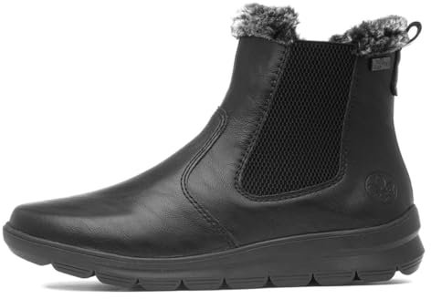 Rieker Damen Z0061 Stiefelette, Schwarz, 40 EU