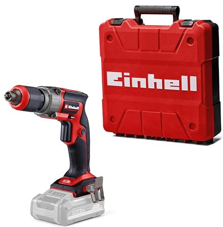 Einhell Professional Atornillador de construcción en seco con batería TP-DY 18 Li BL-Solo Power X-Change (18 V, sin escobillas, tope de profundidad, funcionamiento continuo, incl. punta, sin batería)