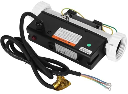 HNBYLMM Riscaldatore per Vasca idromassaggio Spa, riscaldatore per Piscina da 1~3 KW, riscaldatore Elettrico per Vasca idromassaggio, termostato dell'Acqua, per Spa da 340 galloni, Vasca da Bagno,2KW