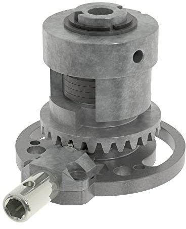DIWARO® K086 Rolladengetriebe | Untersetzung 3:1 | für rechts & links | Antrieb 6mm Innensechskant | Kurbelgetriebe, Kegelradgetriebe für Ø 40 mm Nutrohr im Rolladenkasten