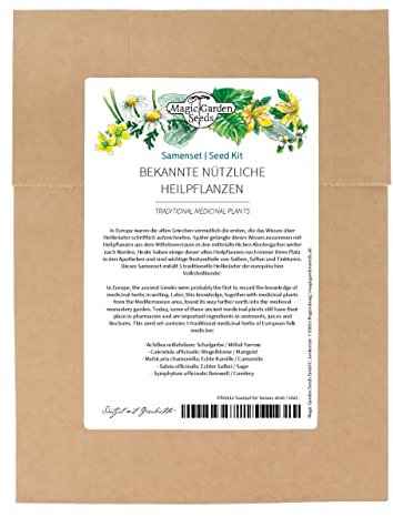 Piante medicinali utili - set di semi con 5 erbe con potere curativo