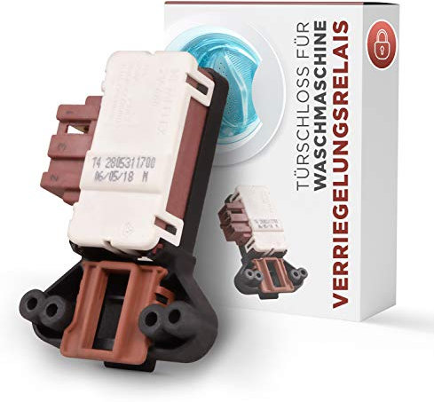 VIOKS - Cerradura de puerta de repuesto para Beko 2805310800 2805311600 Metalflex ZV-446 T3 - Relé de bloqueo de puerta - Interruptor de puerta para máquina