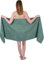 Betz Saunatuch XXL Badetuch Liegetuch Strandlaken Saunahandtuch Premium Frottee 100% Baumwolle Größe 70 x 200 cm Farbe tannengrün