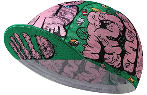 BikingBros Casquette de Cyclisme Amusante - en Polyester - Doublure de Casque de Cyclisme Respirante et Anti-Transpiration