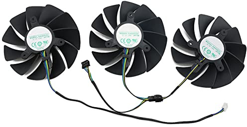 NNL GA92S2U 4PIN GPU RTX3080 RTX3090 Cooling Fan for ZOTAC GeForce RTX 3070 Ti 3080 3090 Trinity OC Graphic Video Card Fans (3PCS)