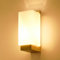 Comely Wooden Wall Lights Indoor, E27 Modern Minimalist Design Wall Lamp, Wood Wall Lighting Fixtures for Living Room Bedside Bedroom Hallway Stairs (Without Bulb)