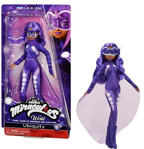 BANDAI Poupée Miraculous Ladybug et Chat Noir | Alya Ubiquity Fashion | Figurine Articulée de 26 cm | Dolls Miraculous
