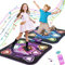 Upgraded Double Dance Mat for Kids, Electronic Light-up 12 Buttons Dance Pad with Bluetooth 5 Game Mode 2 Players Dancing Toys Challenge Game Christmas Birthday Gifts for Boys Girls Ages 3-12