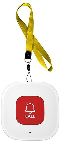 Lonrtesw 1 Imposta Tuya WiFi Smart Wireless Caregiver Cercapersone Telefono Trasmettitore di Avvisi Pulsante di Chiamata di Emergenza