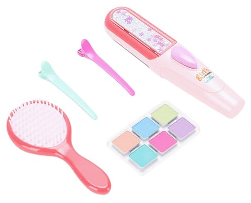 Tomantery Kit di Timbri per Gesso per Capelli Lavabili con 6 tonalità Brillanti, Tinta per Capelli Facile Applicare per Bambini Dai 3 Anni in su, Ottima attività Interattiva per le Famiglie