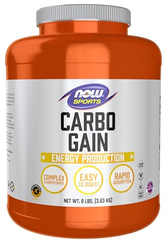 NOW Foods Sports Nutrition, Carbo Gain Powder (Maltodextrin), Rapid Absorption, Energy Production, 8-Pound