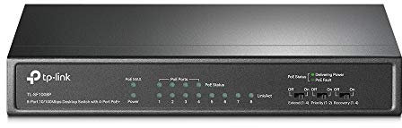 TP-Link TL-SF1008P 8-Port Fast Ethernet PoE Switch