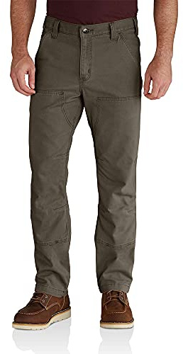 Carhartt Men's Relaxed Straight Rigby Double-Front Dungaree, Tarmac, W33 x L32
