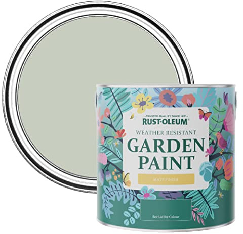 Rust-Oleum Green Mould-Resistant Garden Paint In Matt Finish - Aloe 2.5L