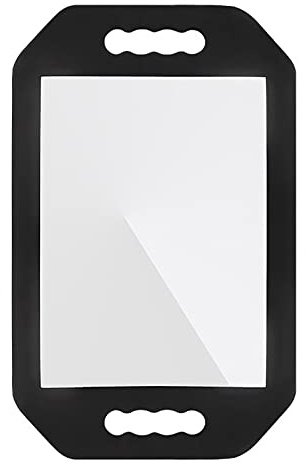 Espejos de mano grandes, espuma de espuma con mango, espejo de mano estilista con mango, equipo de peluquería liviano estilista y accesorios de peluquería