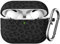 Easuny Engraved Case Compatible with AirPods Pro 2 Case Cover 2022, Silicone Protective Case for Apple AirPods Pro 2nd/1st Generation, Shockproof Case with Carabiner [Front LED Visible], Leopard Black