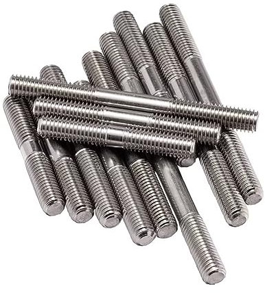 SYDARSYN Barre Filettate a Doppia Estremità in Acciaio Inox 304 Doppio Estremità Filettato Perno Vite Bullone M12x90mm (2 Pezzi)