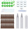 SUNOYA 161pcs Esponjas De Crecimiento, Esponjas De Cultivo, Esponjas De Repuesto para Crianzas Esponjas Cultivo Hidroponico Esponjas Crecimiento para Jardinería Hidropónica De Interior