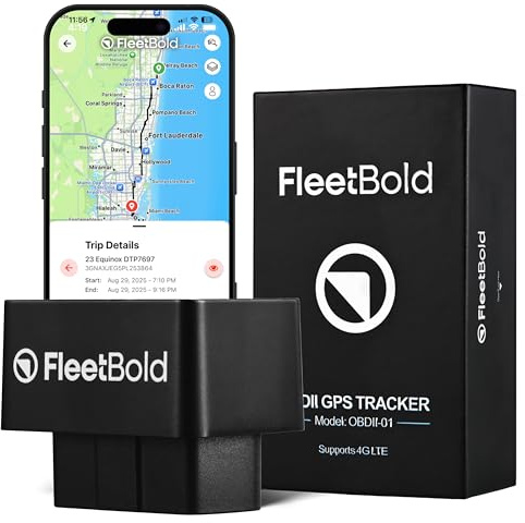 GPS Tracker for Vehicles OBD2 4G Real-Time OBD2 Tracking for Cars, Vehicles, Trucks, Turo Hosts, Car Rentals & Fleet Operators, Plug&Play, Geo-Fence, Trip History, Smart Alerts. Global Coverage (1)