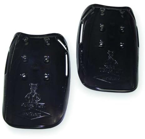 IMPACTO Metguard Metatarsal Protector PR Black - Durable Polycarbonate Foot Safety Device, Lightweight and Complimentary to Steel Cap Footwear, Secured with Laces or Optional Straps