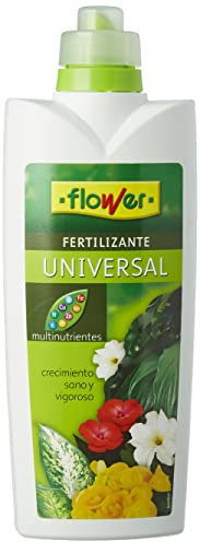 Flower - Fertilizante Líquido Universal 1000 ml para Plantas de Interior y Exterior, Crecimiento Sano, Complejo Vitamínico, Multinutrientes - 10.5x6.2x28.5cm, No aplica color