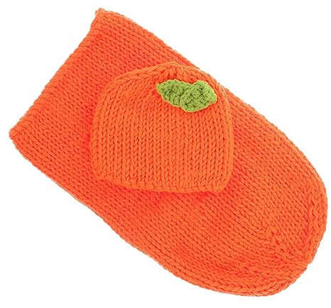 ARTIBETTER Kürbis-Schlafsack für Neugeborene Wickeldecke Foto-Requisite Sanftes Material Bequeme Passform Leicht Zu Tragen