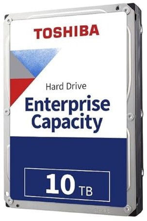 Toshiba Enterprise Capacity - Dell 10 TB Interne Festplatte 3,5 Zoll HDD SATA 7200 U/min 256 MB (Reacondicionado)